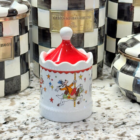 Vintage Porcelain Disney Sugar bowl with lid - Picture 4 of 12